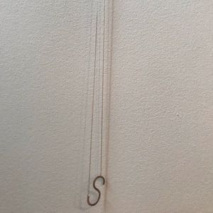 S initial necklace 14”